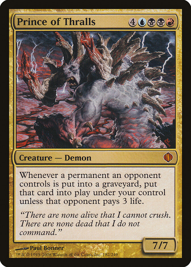 Príncipe dos Servos / Prince of Thralls - Magic: The Gathering - MoxLand