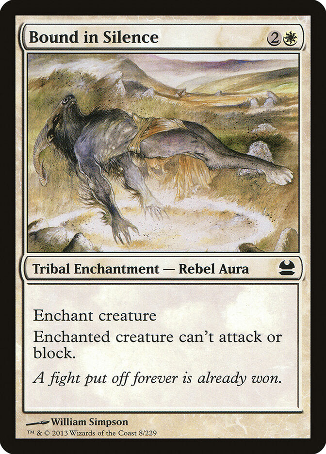 Prisioneiro do Silêncio / Bound in Silence - Magic: The Gathering - MoxLand