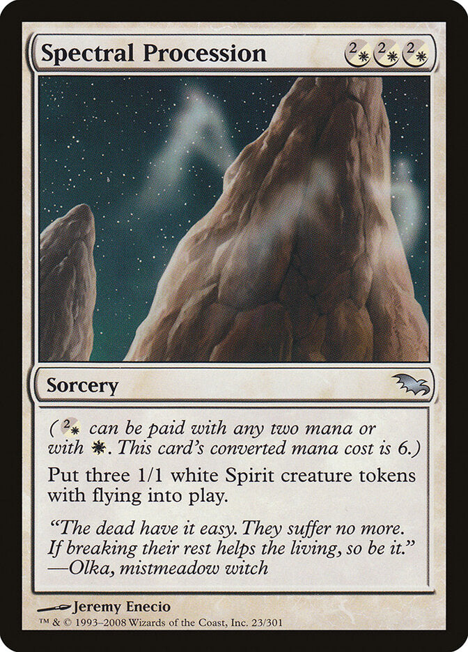 Procissão Espectral / Spectral Procession - Magic: The Gathering - MoxLand