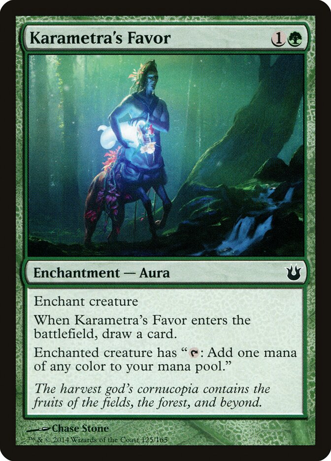 Proteção de Carametra / Karametra's Favor - Magic: The Gathering - MoxLand