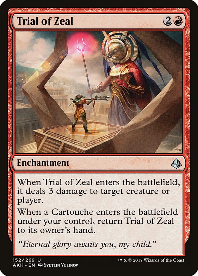 Prova do Zelo / Trial of Zeal - Magic: The Gathering - MoxLand