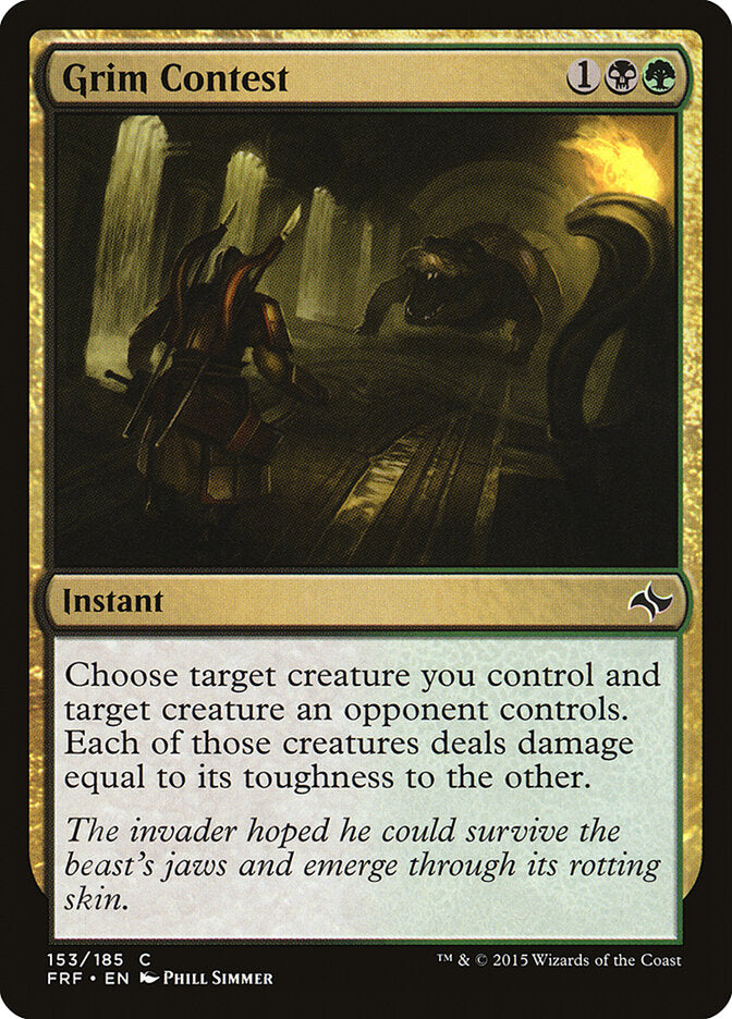 Provação Cruel / Grim Contest - Magic: The Gathering - MoxLand