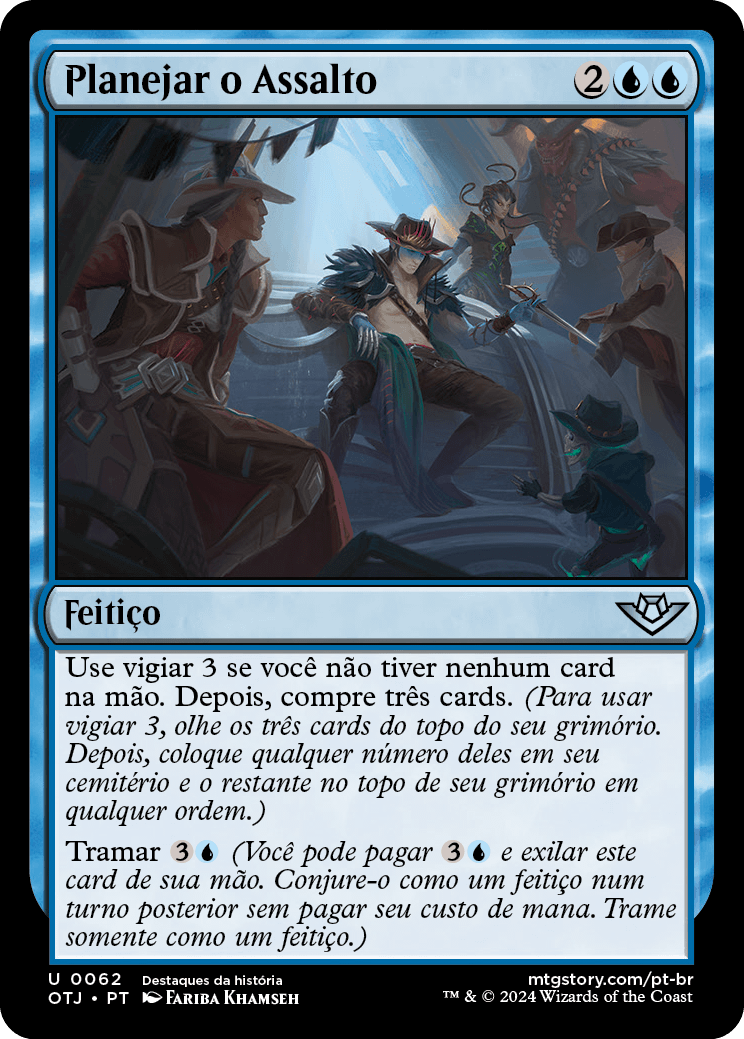 Planejar o Assalto / Plan the Heist - Magic: The Gathering - MoxLand