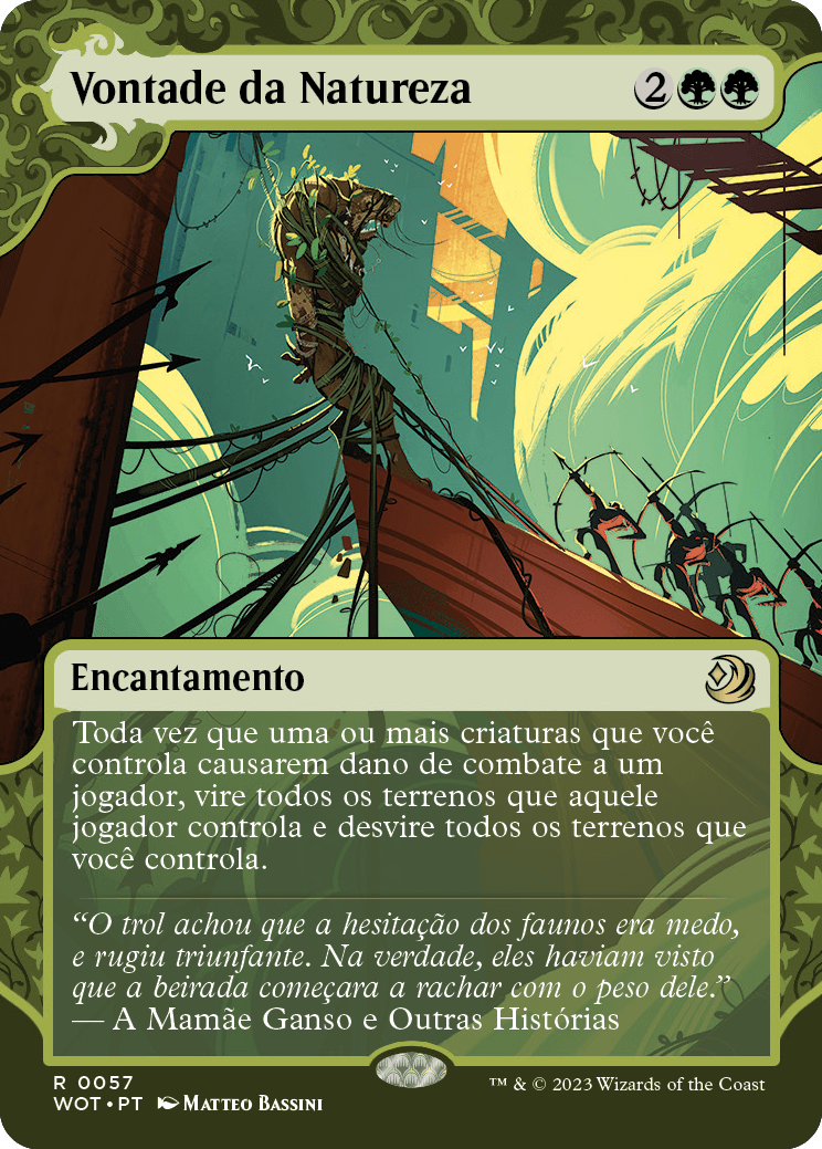 Vontade da Natureza / Nature's Will - Magic: The Gathering - MoxLand