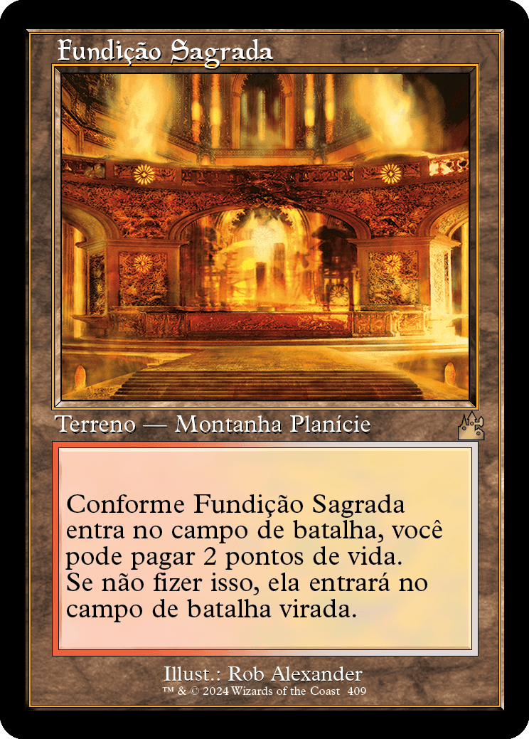 Fundição Sagrada / Sacred Foundry - Magic: The Gathering - MoxLand