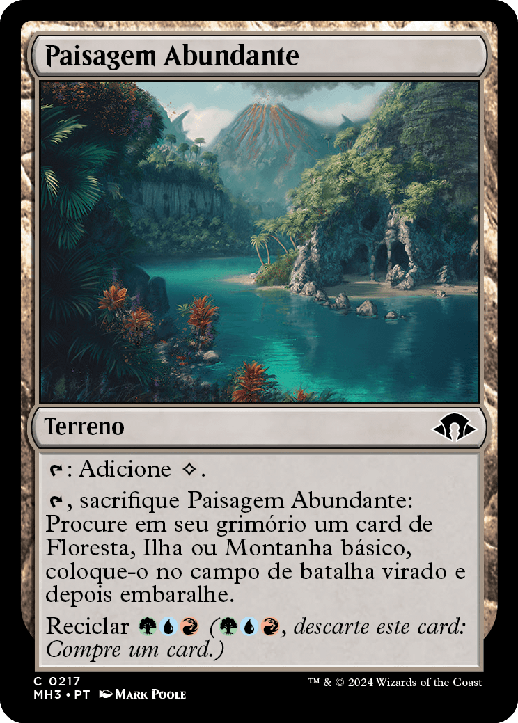 Paisagem Abundante / Bountiful Landscape - Magic: The Gathering - MoxLand