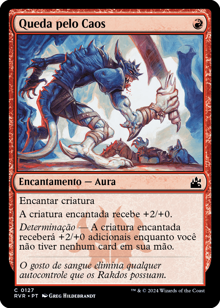 Queda pelo Caos / Taste for Mayhem - Magic: The Gathering - MoxLand