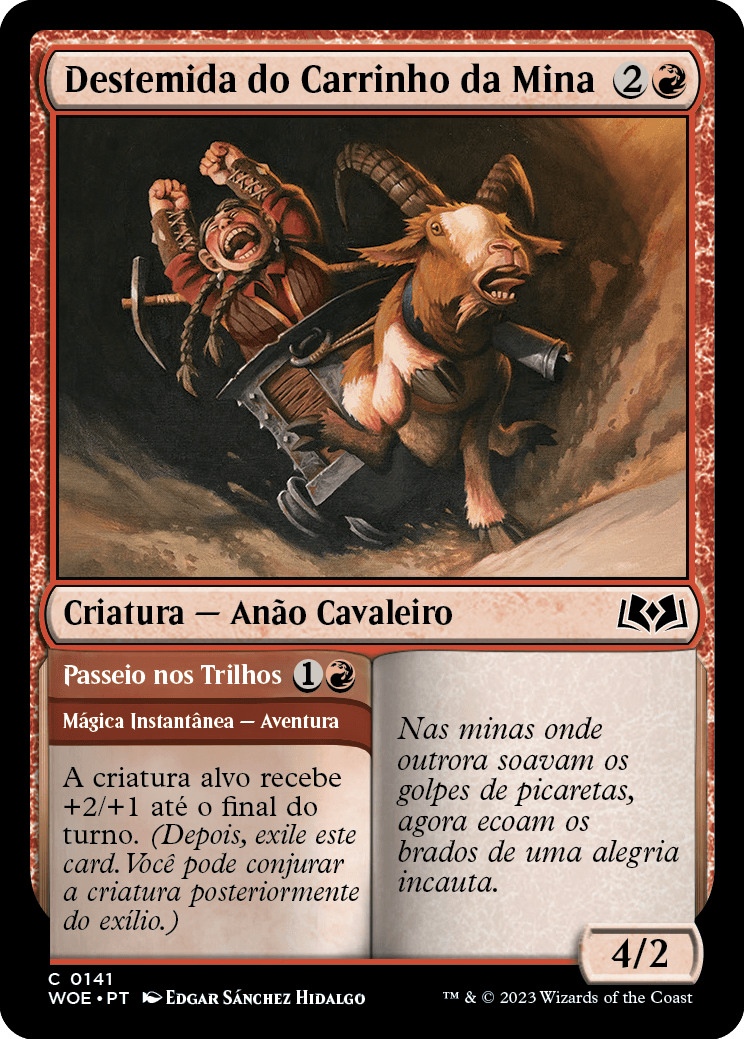 Destemida do Carrinho da Mina / Minecart Daredevil - Magic: The Gathering - MoxLand