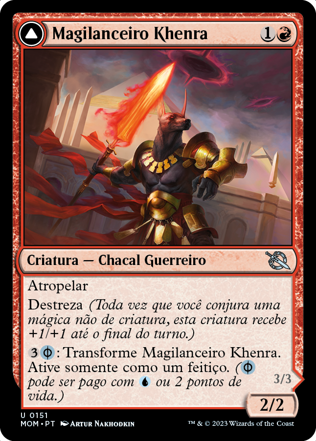 Magilanceiro Khenra / Khenra Spellspear - Magic: The Gathering - MoxLand