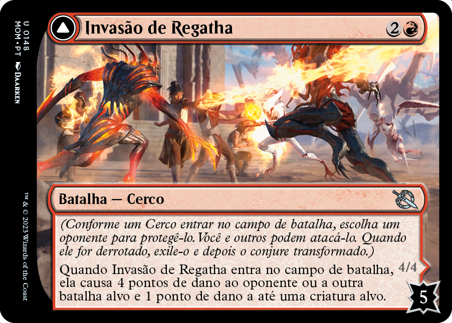 Invasão de Regatha / Invasion of Regatha - Magic: The Gathering - MoxLand