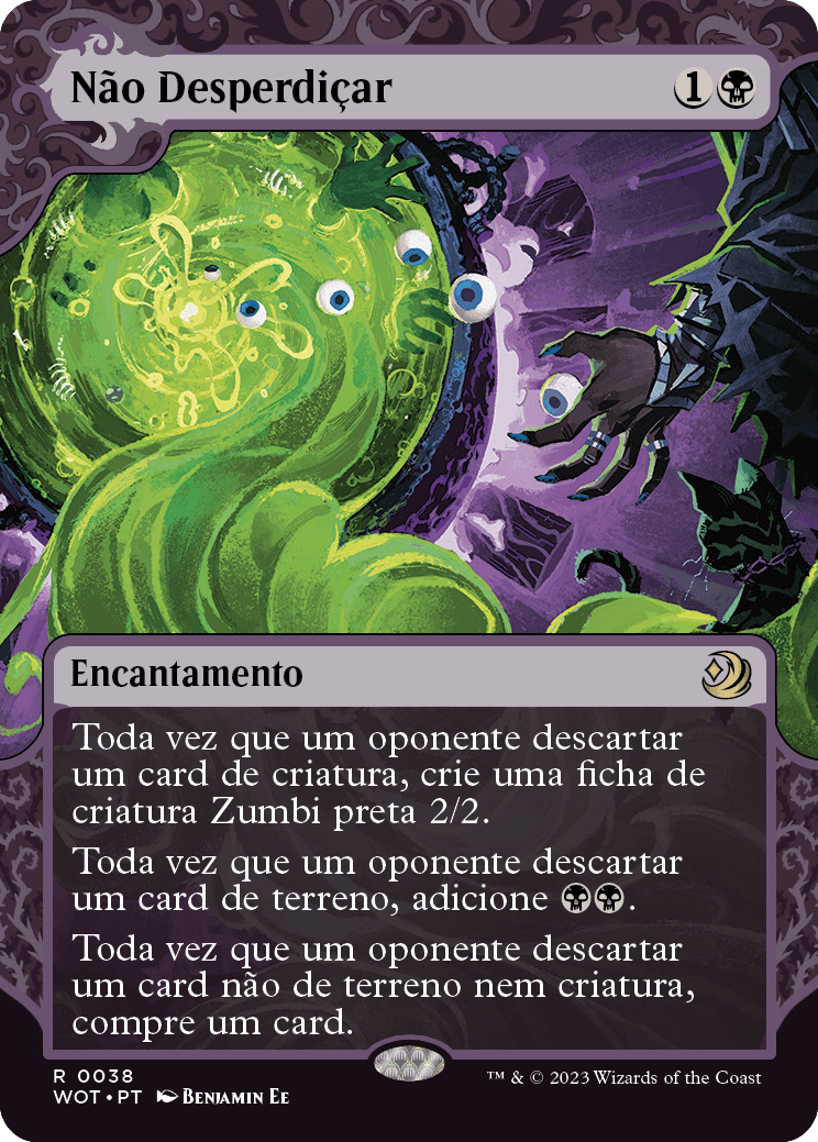 Não Desperdiçar / Waste Not - Magic: The Gathering - MoxLand