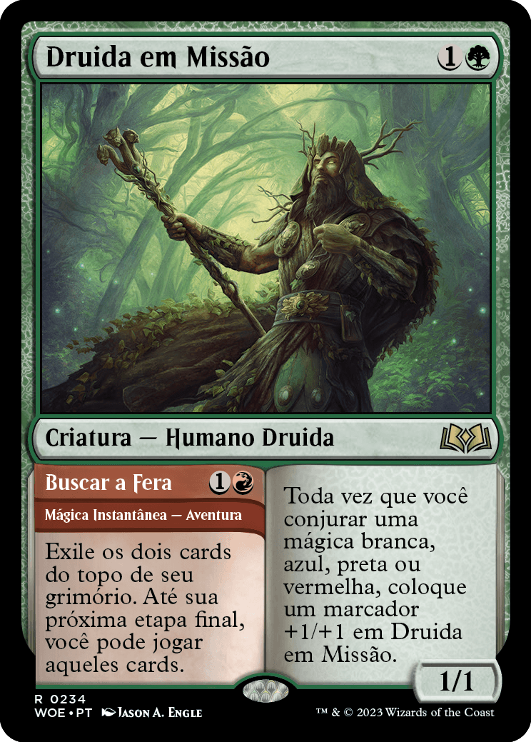 Druida em Missão / Questing Druid - Magic: The Gathering - MoxLand