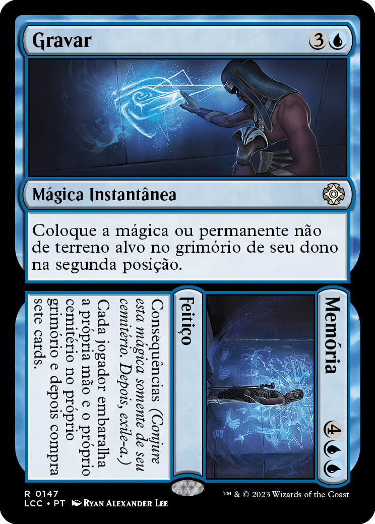 Gravar / Memória / Commit / Memory - Magic: The Gathering - MoxLand