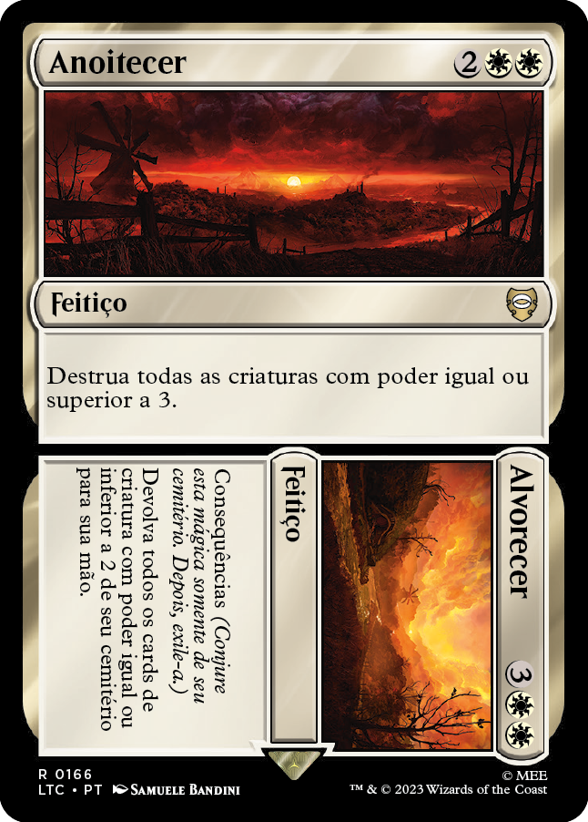 Anoitecer / Alvorecer / Dusk / Dawn - Magic: The Gathering - MoxLand