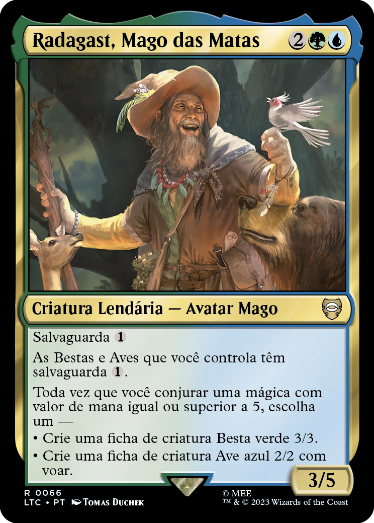 Radagast, Mago das Matas / Radagast, Wizard of Wilds - Magic: The Gathering - MoxLand