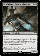 Demônio das Cicatrizes Rúnicas / Rune-Scarred Demon - Magic: The Gathering - MoxLand