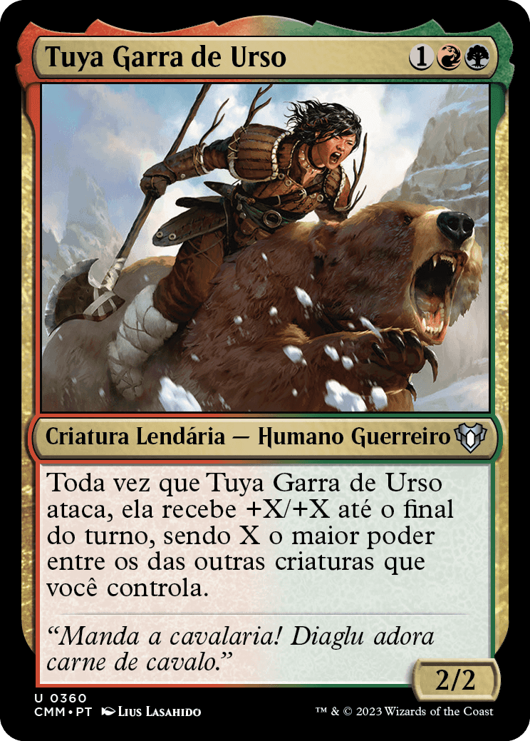 Tuya Garra de Urso / Tuya Bearclaw - Magic: The Gathering - MoxLand