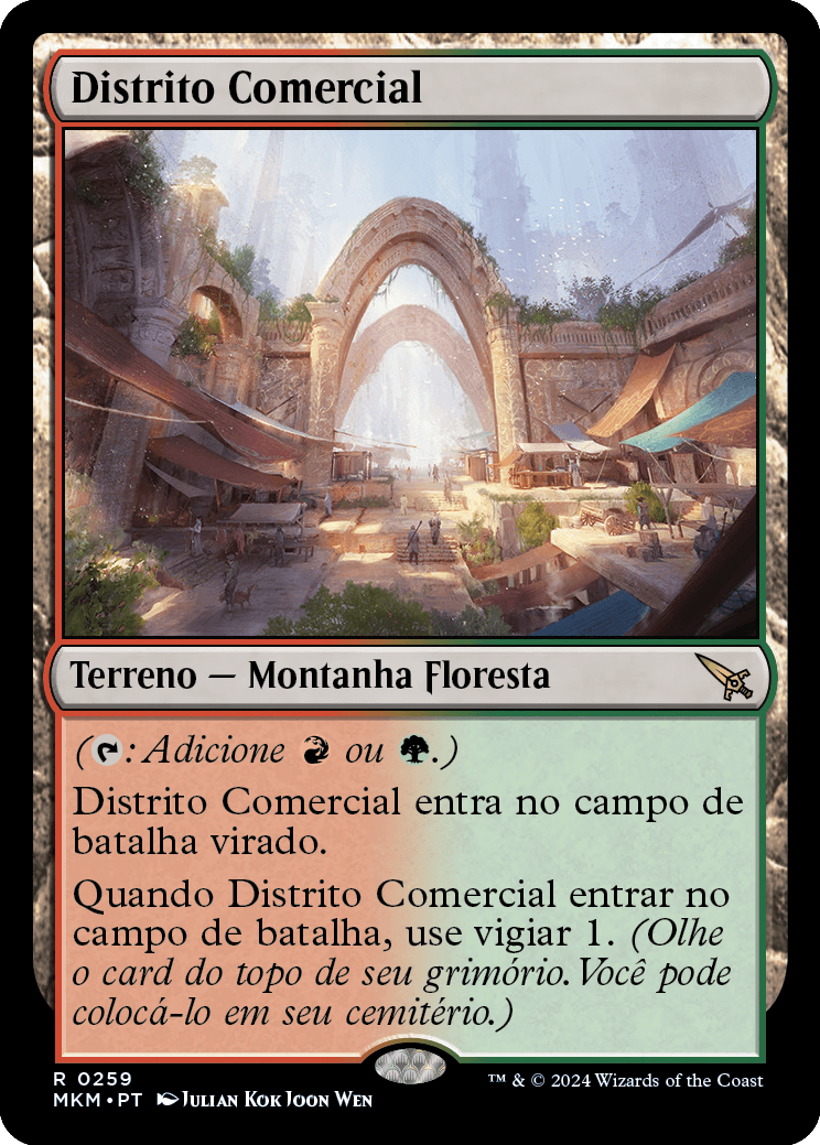 Distrito Comercial / Commercial District - Magic: The Gathering - MoxLand