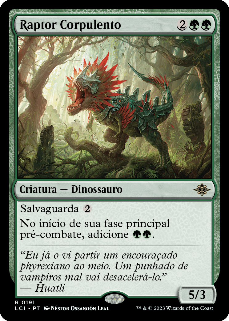 Raptor Corpulento / Hulking Raptor - Magic: The Gathering - MoxLand