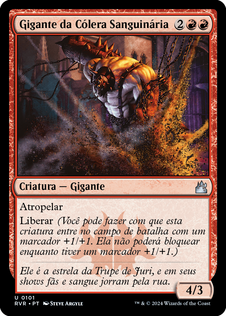 Gigante da Cólera Sanguinária / Bloodfray Giant - Magic: The Gathering - MoxLand