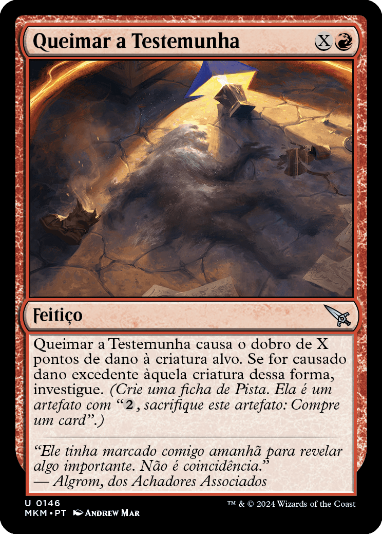 Queimar a Testemunha / Torch the Witness - Magic: The Gathering - MoxLand