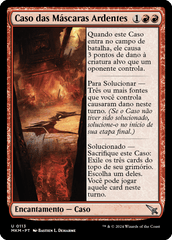 Caso das Máscaras Ardentes / Case of the Burning Masks - Magic: The Gathering - MoxLand