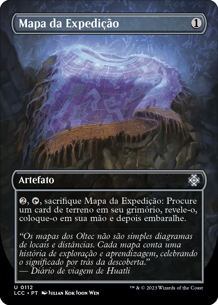 Mapa da Expedição / Expedition Map - Magic: The Gathering - MoxLand