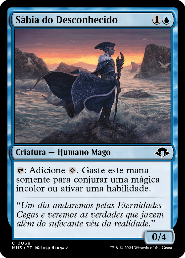 Sábia do Desconhecido / Sage of the Unknowable - Magic: The Gathering - MoxLand