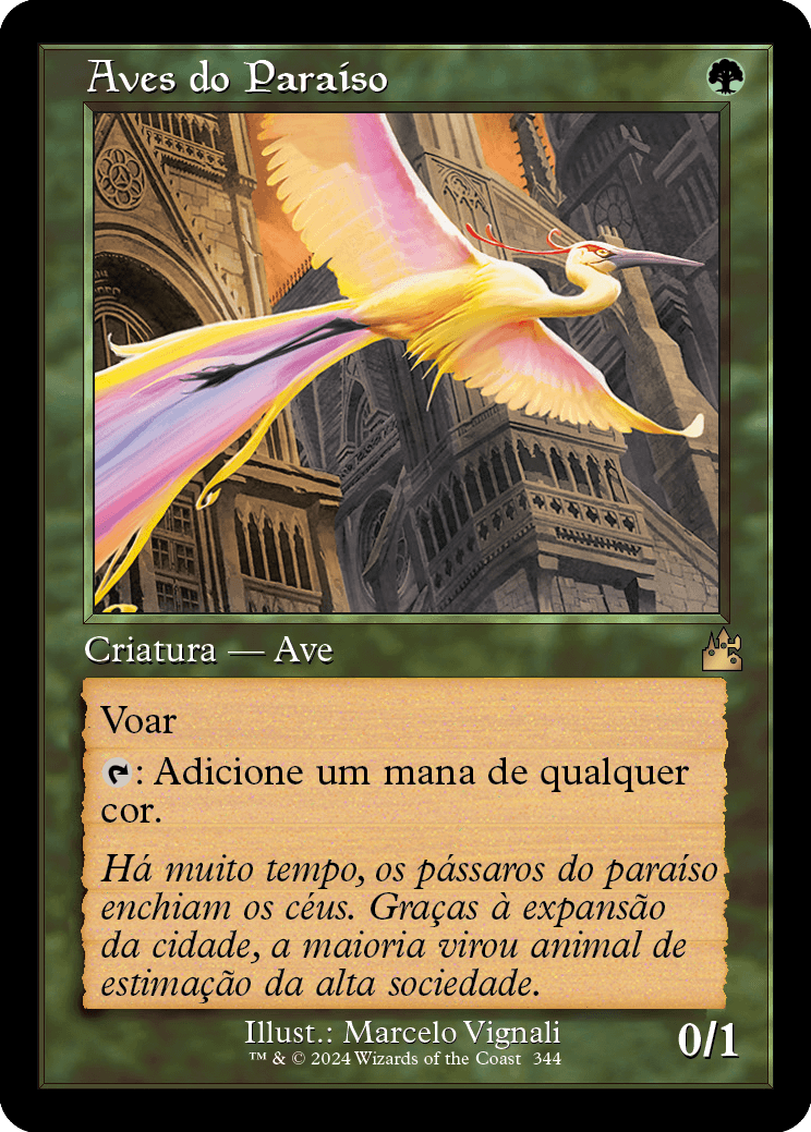 Aves do Paraíso / Birds of Paradise - Magic: The Gathering - MoxLand