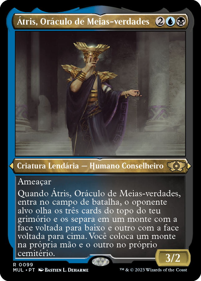 Átris, Oráculo de Meias-verdades / Atris, Oracle of Half-Truths - Magic: The Gathering - MoxLand