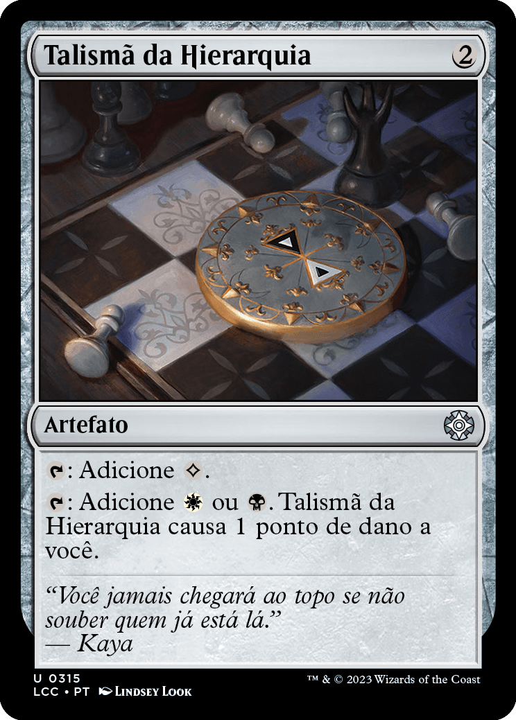 Talismã da Hierarquia / Talisman of Hierarchy - Magic: The Gathering - MoxLand