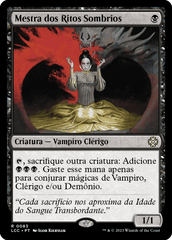 Mestra dos Ritos Sombrios / Master of Dark Rites - Magic: The Gathering - MoxLand