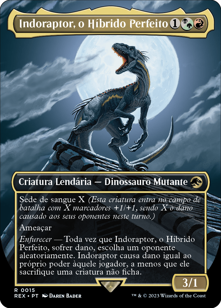 Indoraptor, o Híbrido Perfeito / Indoraptor, the Perfect Hybrid - Magic: The Gathering - MoxLand