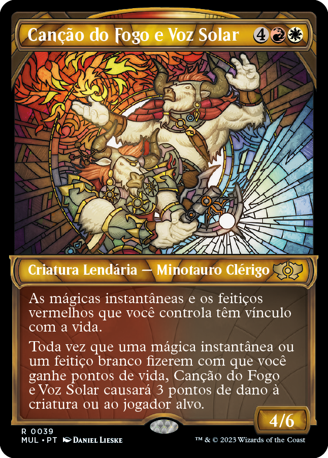 Canção do Fogo e Voz Solar / Firesong and Sunspeaker - Magic: The Gathering - MoxLand