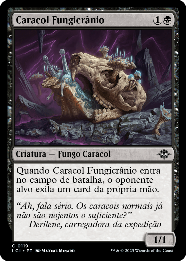 Caracol Fungicrânio / Skullcap Snail - Magic: The Gathering - MoxLand