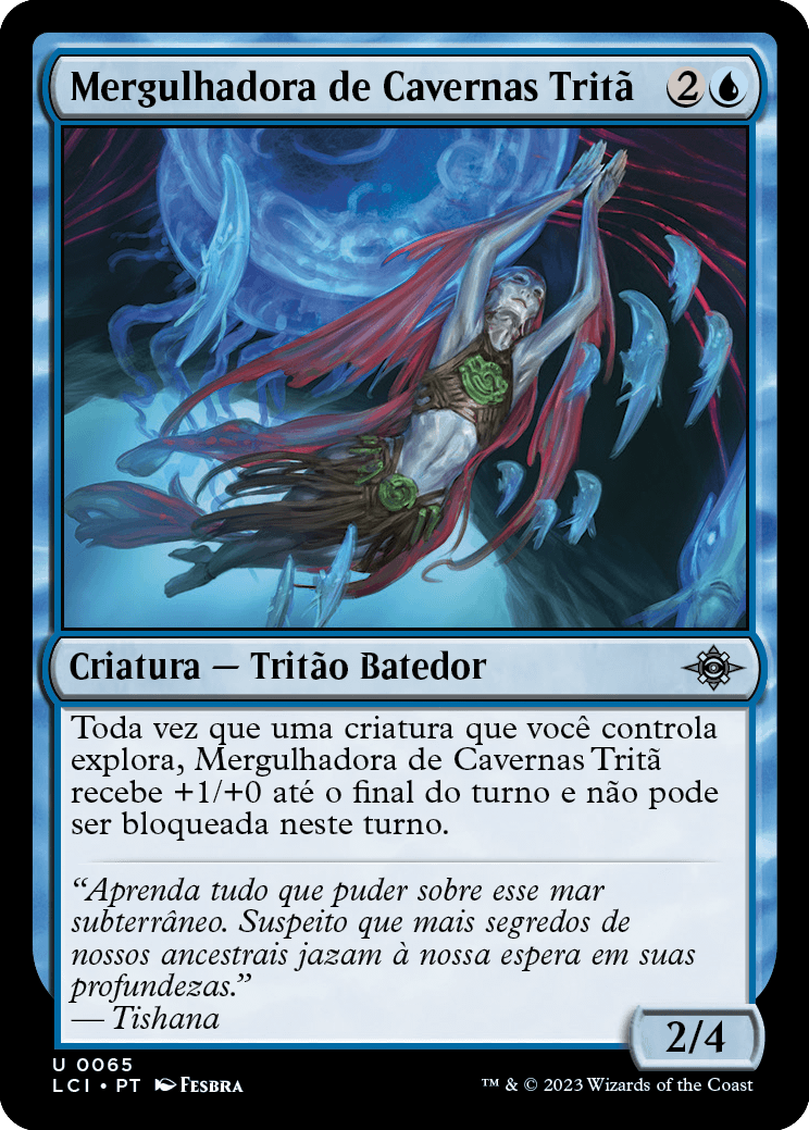 Mergulhadora de Cavernas Tritã / Merfolk Cave-Diver - Magic: The Gathering - MoxLand