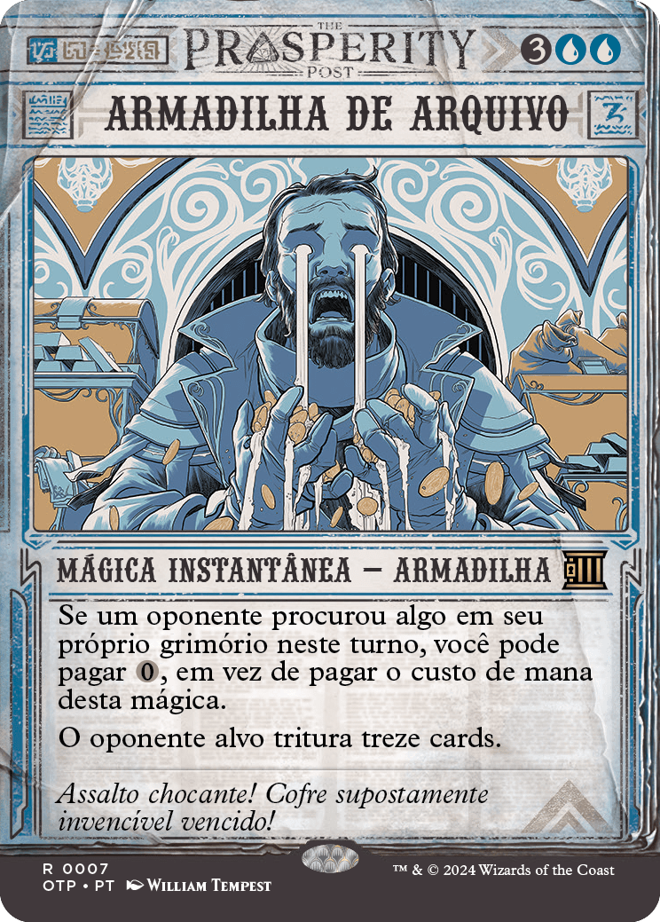 Armadilha de Arquivo / Archive Trap - Magic: The Gathering - MoxLand