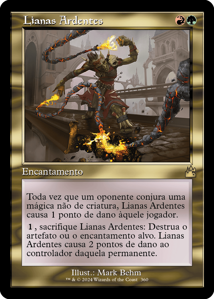 Lianas Ardentes / Cindervines - Magic: The Gathering - MoxLand