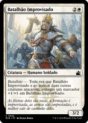 Batalhão Improvisado / Makeshift Battalion - Magic: The Gathering - MoxLand