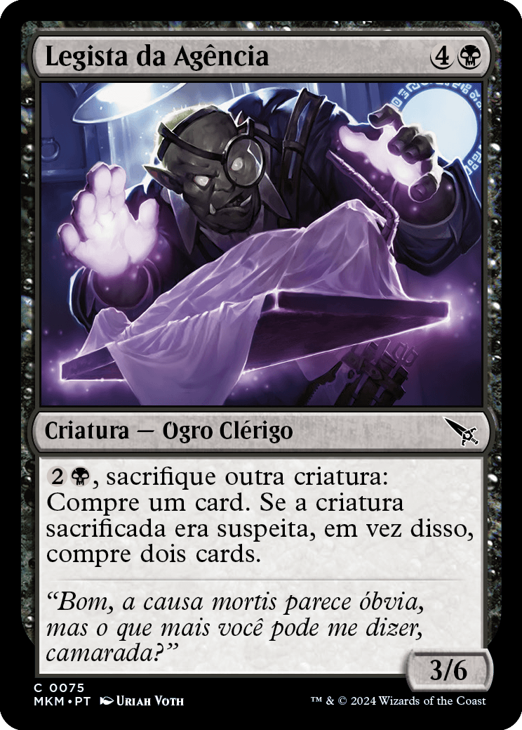 Legista da Agência / Agency Coroner - Magic: The Gathering - MoxLand