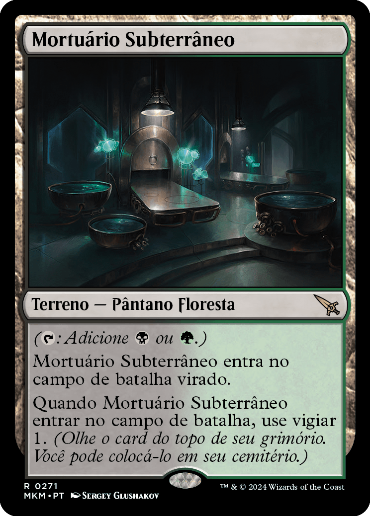 Mortuário Subterrâneo / Underground Mortuary - Magic: The Gathering - MoxLand