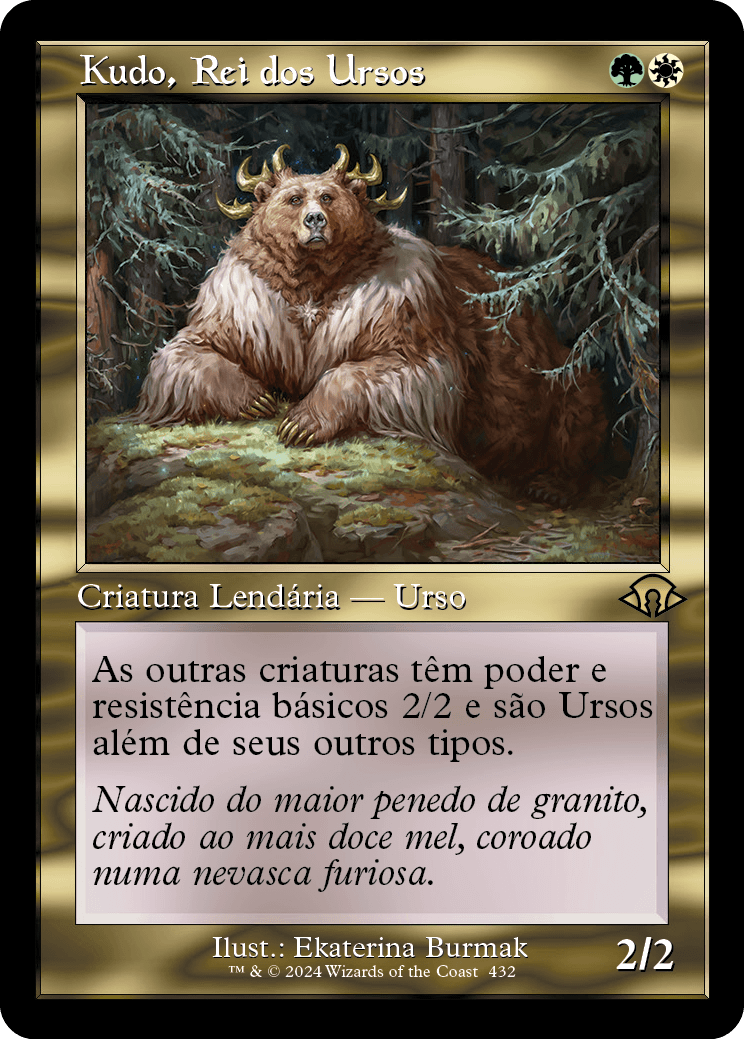 Kudo, Rei dos Ursos / Kudo, King Among Bears - Magic: The Gathering - MoxLand