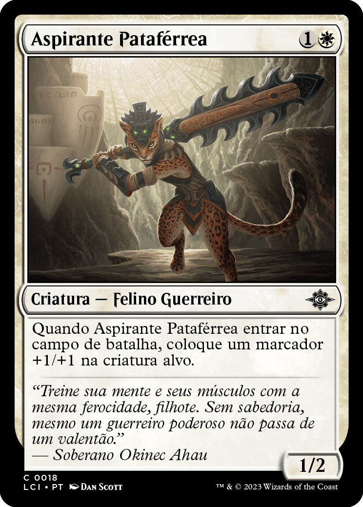 Aspirante Pataférrea / Ironpaw Aspirant - Magic: The Gathering - MoxLand