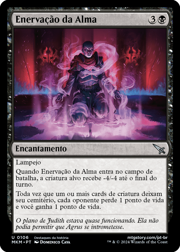 Enervação da Alma / Soul Enervation - Magic: The Gathering - MoxLand