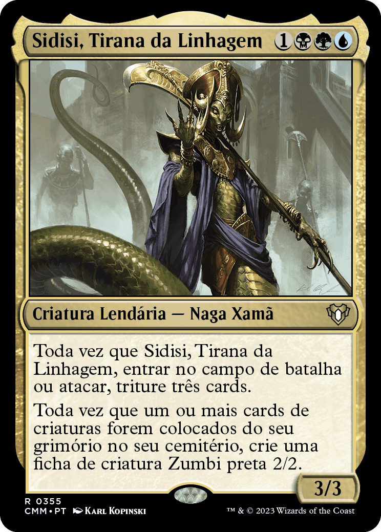 Sidisi, Tirana da Linhagem / Sidisi, Brood Tyrant - Magic: The Gathering - MoxLand