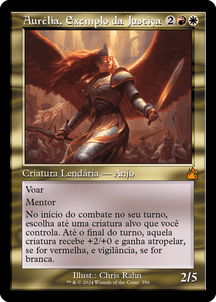 Aurélia, Exemplo da Justiça / Aurelia, Exemplar of Justice - Magic: The Gathering - MoxLand