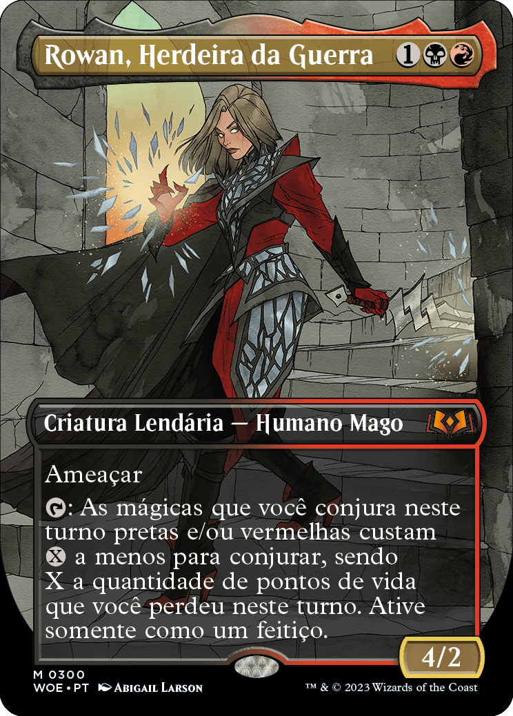 Rowan, Herdeira da Guerra / Rowan, Scion of War - Magic: The Gathering - MoxLand