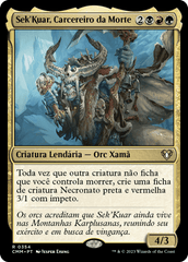 Sek'Kuar, Carcereiro da Morte / Sek'Kuar, Deathkeeper - Magic: The Gathering - MoxLand