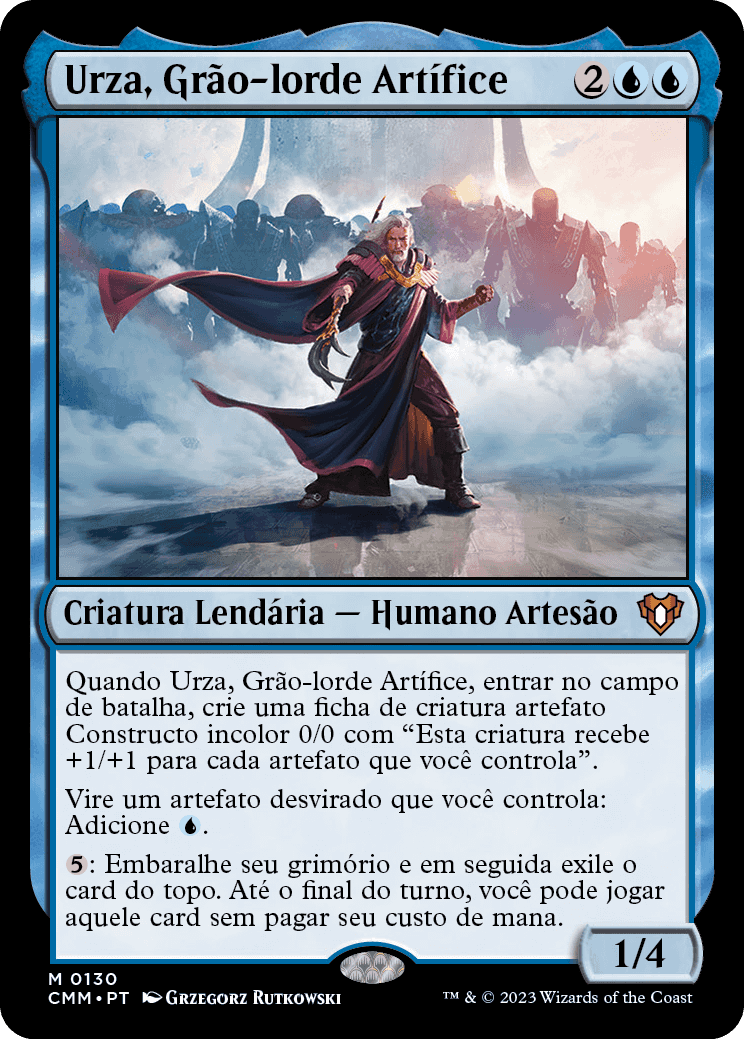 Urza, Grão-lorde Artífice / Urza, Lord High Artificer - Magic: The Gathering - MoxLand