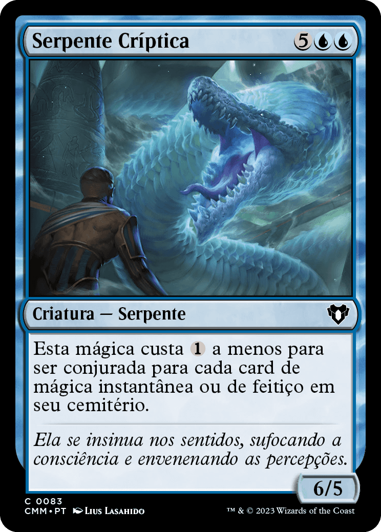 Serpente Críptica / Cryptic Serpent - Magic: The Gathering - MoxLand